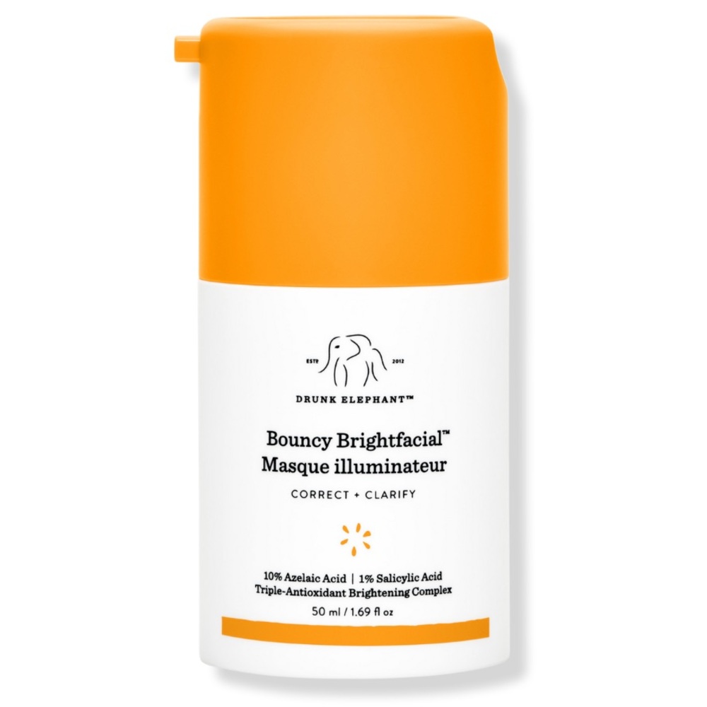 ONLY 1! Drunk Elephant Bouncy Brightfacial Brightening Mask π NEW IN BOX - Picture 1 of 11